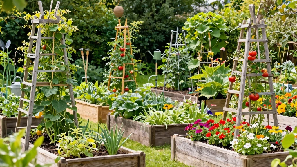 10 Garden Bed with Trellis Ideas for a Stunning Productive Space