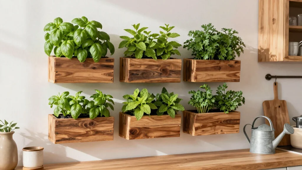 10 Indoor Herb Wall Ideas to Create a Stunning Green Kitchen Feature