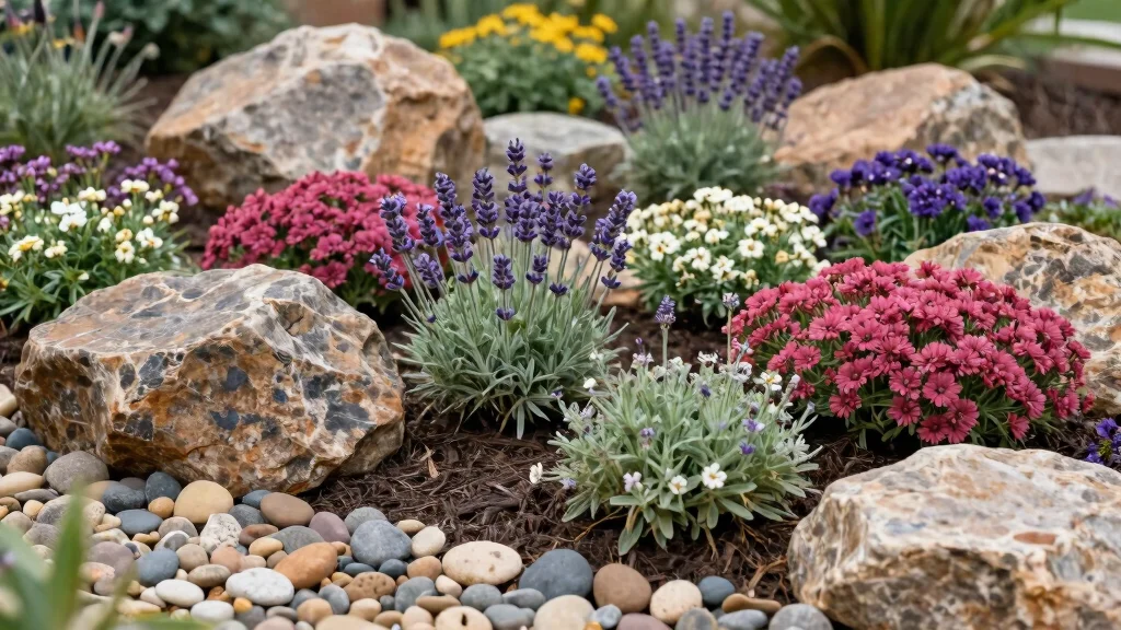 10 Landscaping with Rocks Flower Beds Ideas for a Stunning Low Maintenance Yard
