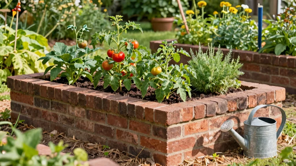 8 Brick Elevated Garden Beds Ideas for a Classic and Durable Garden