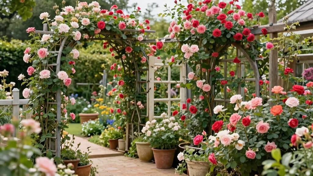 9 Climbing Rose Trellis Ideas for a Dreamy Cottage Garden Look